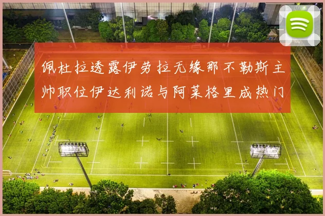 佩杜拉透露伊劳拉无缘那不勒斯主帅职位伊达利诺与阿莱格里成热门候选人